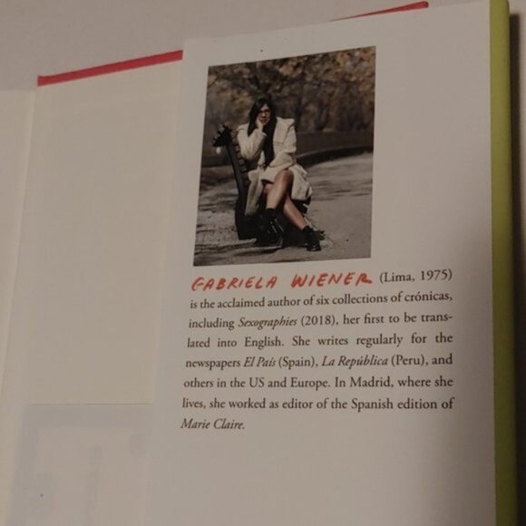 Nine Moons adult non fiction book by Gabriela Wiener 2021 - Picture 6 of 6